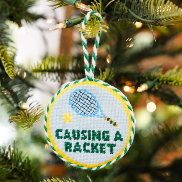 Causing A Racket Ornament