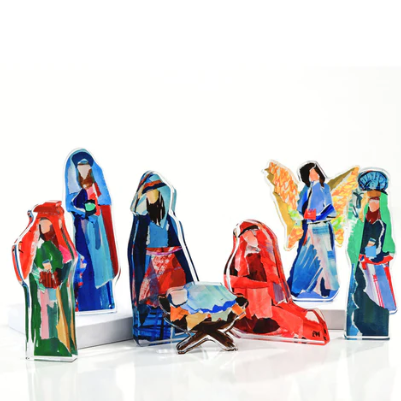 Acrylic Nativity Set