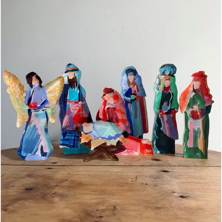 Acrylic Nativity Set