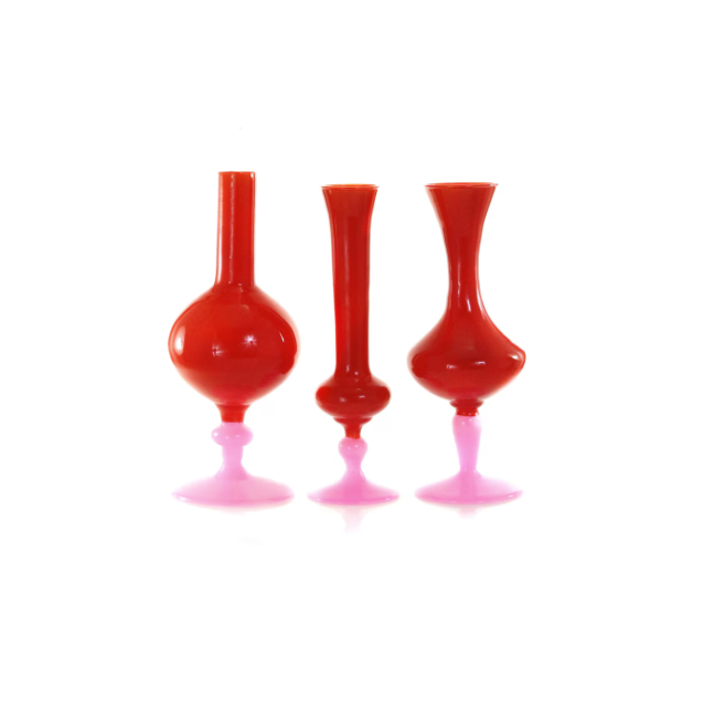 Carrot and Pink Vase