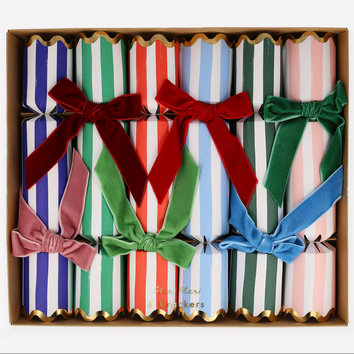 Stripe Velvet Crackers