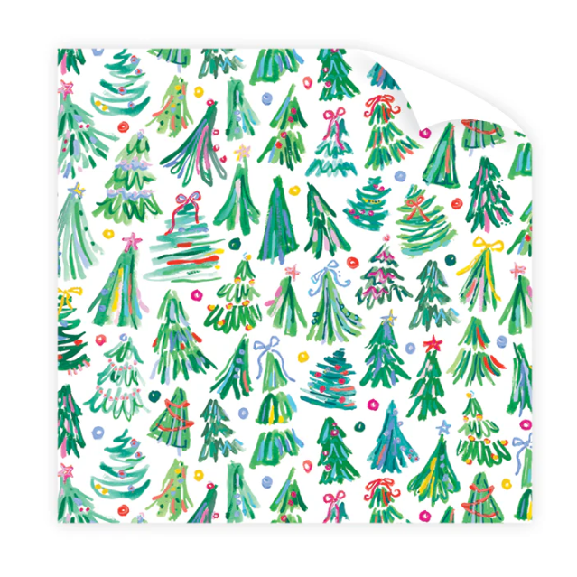 Jolly Trees Wrapping Paper