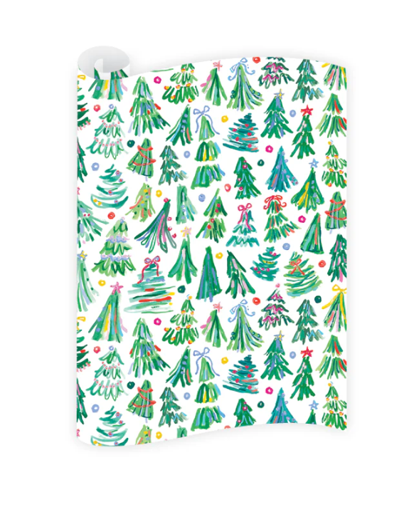 Jolly Trees Wrapping Paper