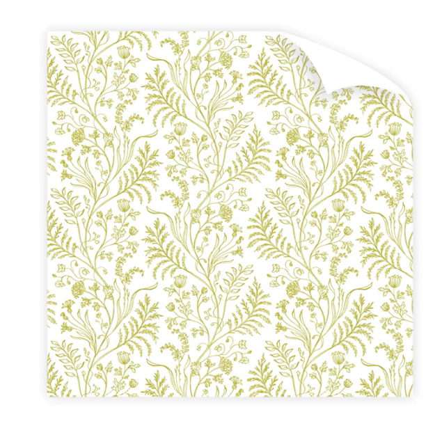 Fern Chartreuse Wrapping Paper