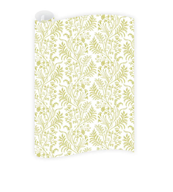 Fern Chartreuse Wrapping Paper