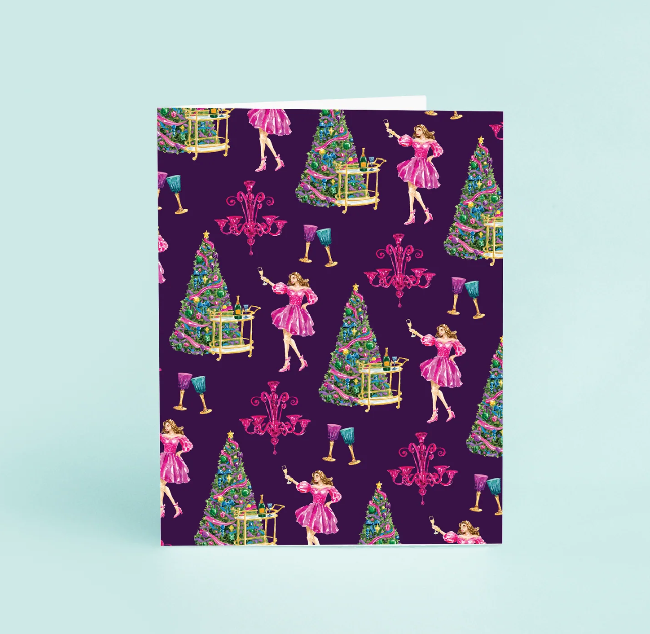 Holiday Party Pattern Card