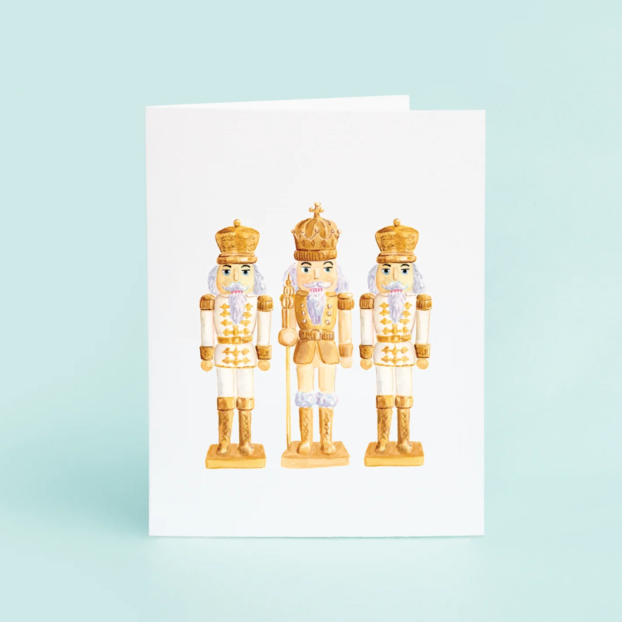 Golden Nutcracker Card