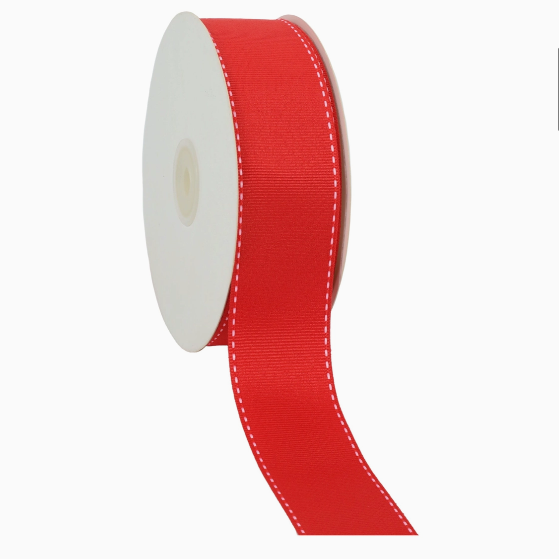 Saddlestitch Red Ribbon