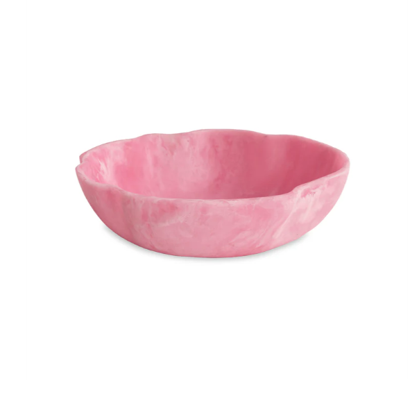 Raspberry Sorbet Large Wavy Bowl
