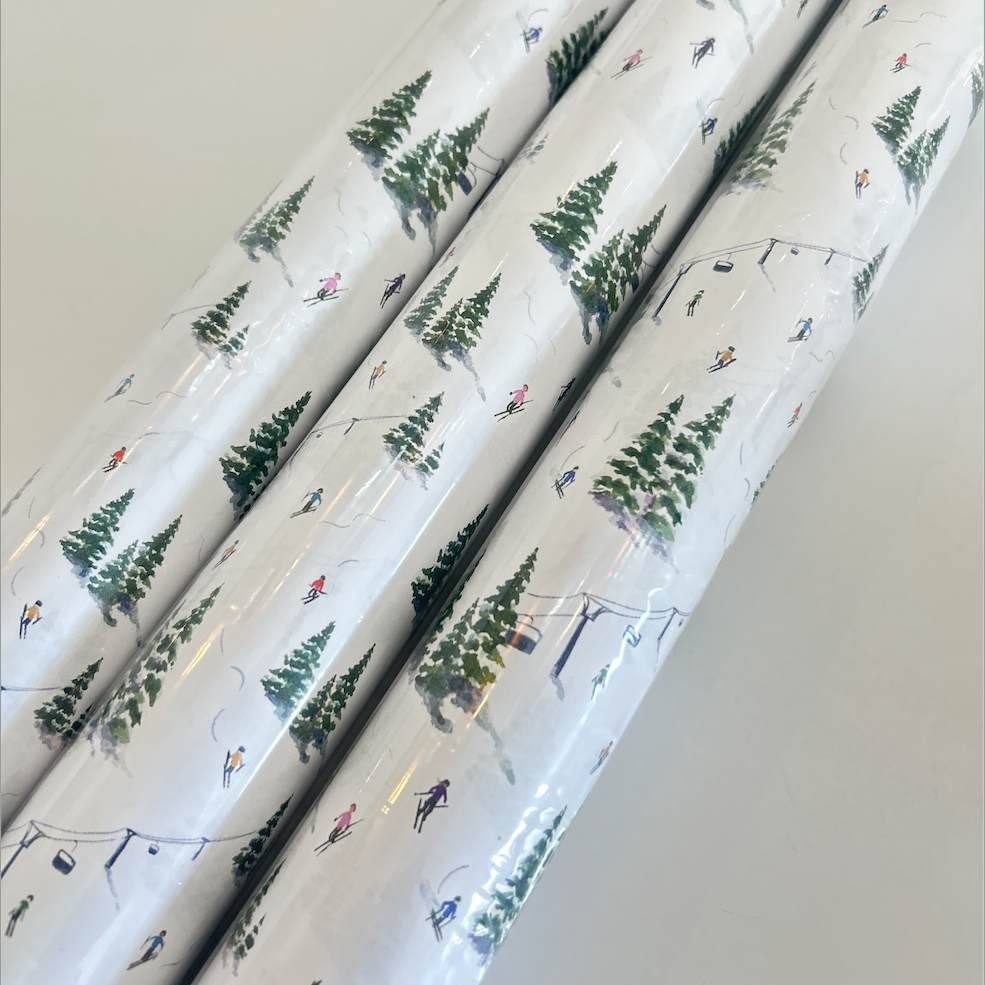 Skiers Gift Wrap