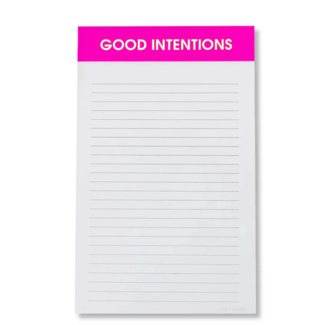 Good Intentions Notepad
