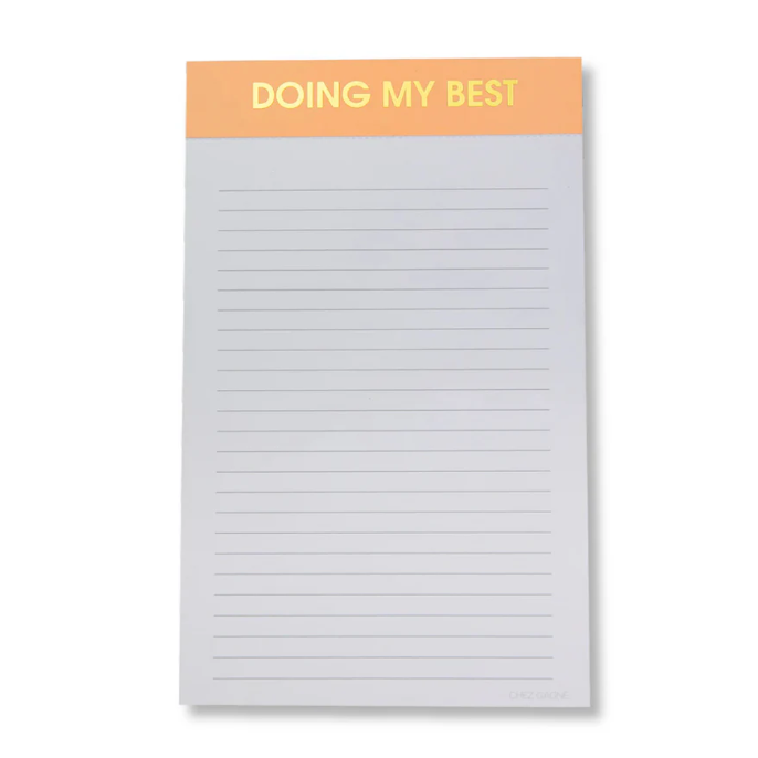 Doing My Best Notepad