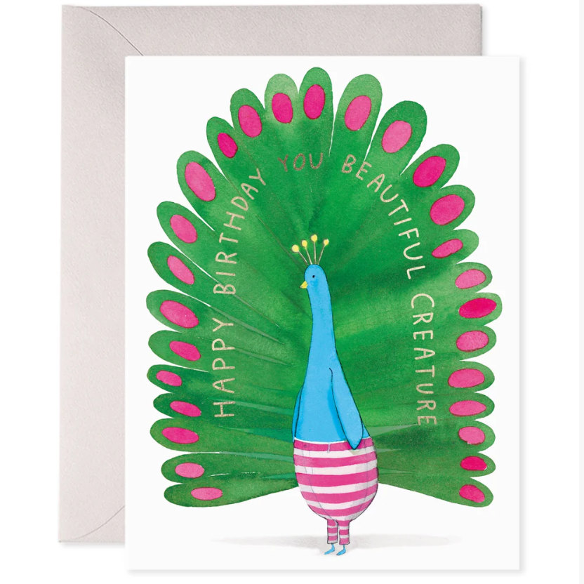 Happy Birthday You Beautiful Creature Card