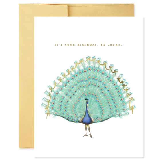 Be Cocky Birthday Card