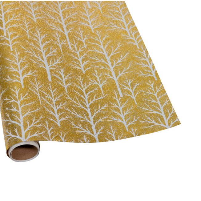 Winter Trees Gold Wrap