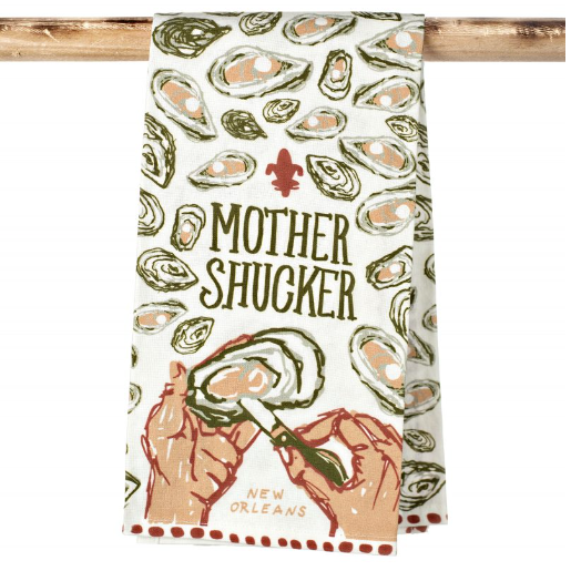 Mother Shucker Tea Towel