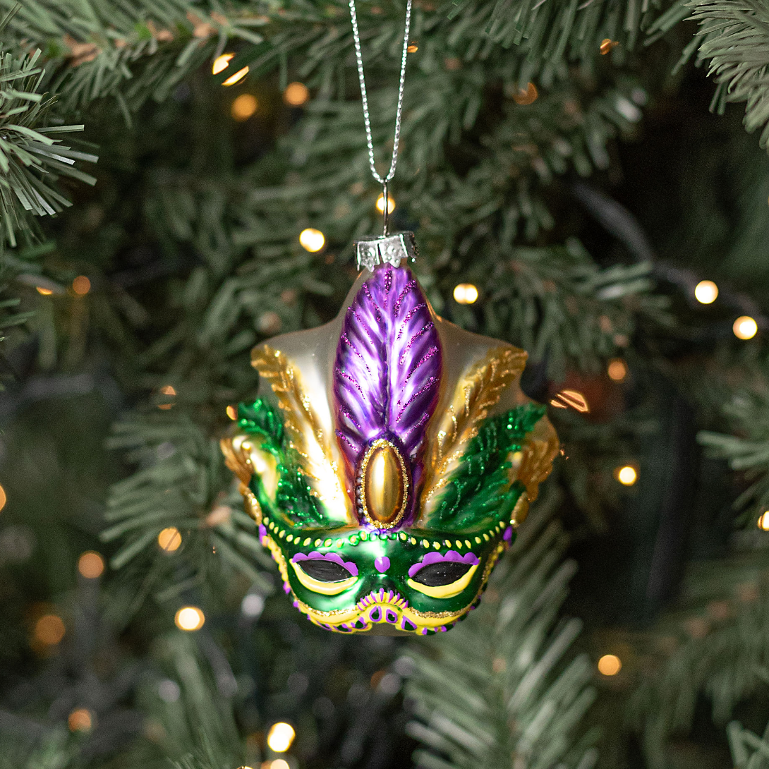 Mardi Gras Mask Ornament