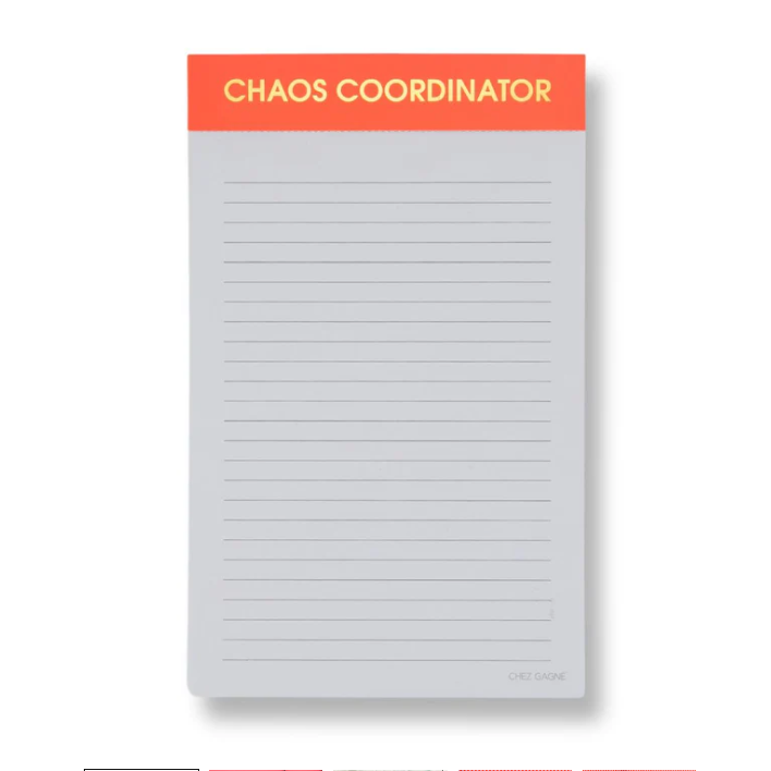 Chaos Coordinator Notepad