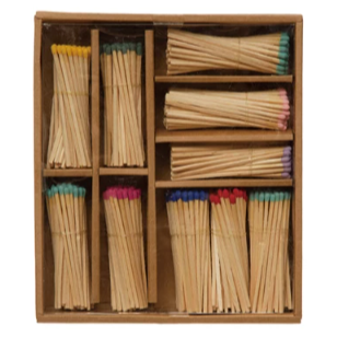 Colorful Matches Box