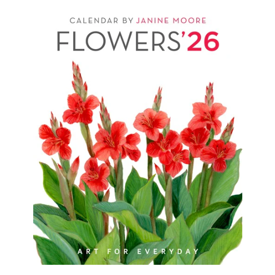 Flowers '26 Desk  Calendar