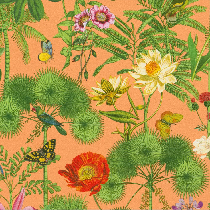 Paradise Garden Melon Gift Wrap