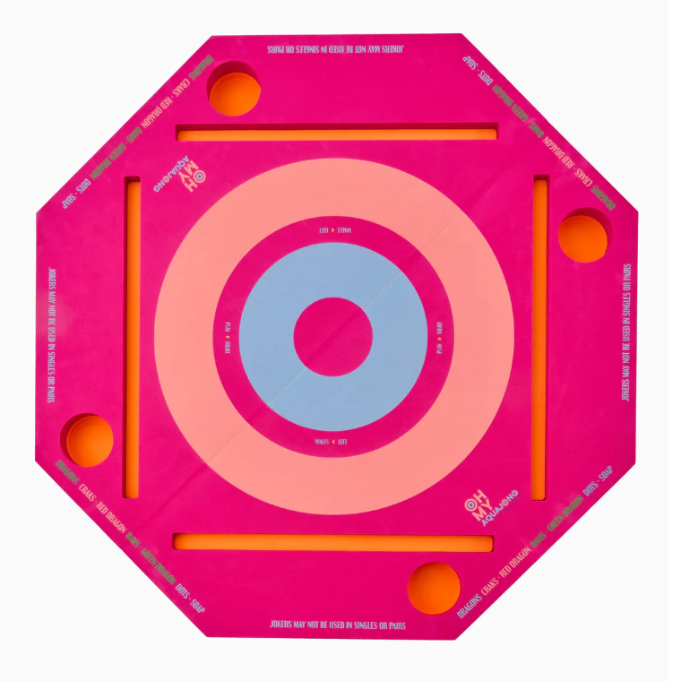 Pink Aqua Jong Pool Mat