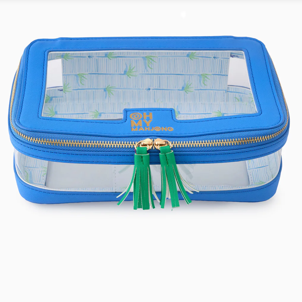 Blue Tile Storage Bag