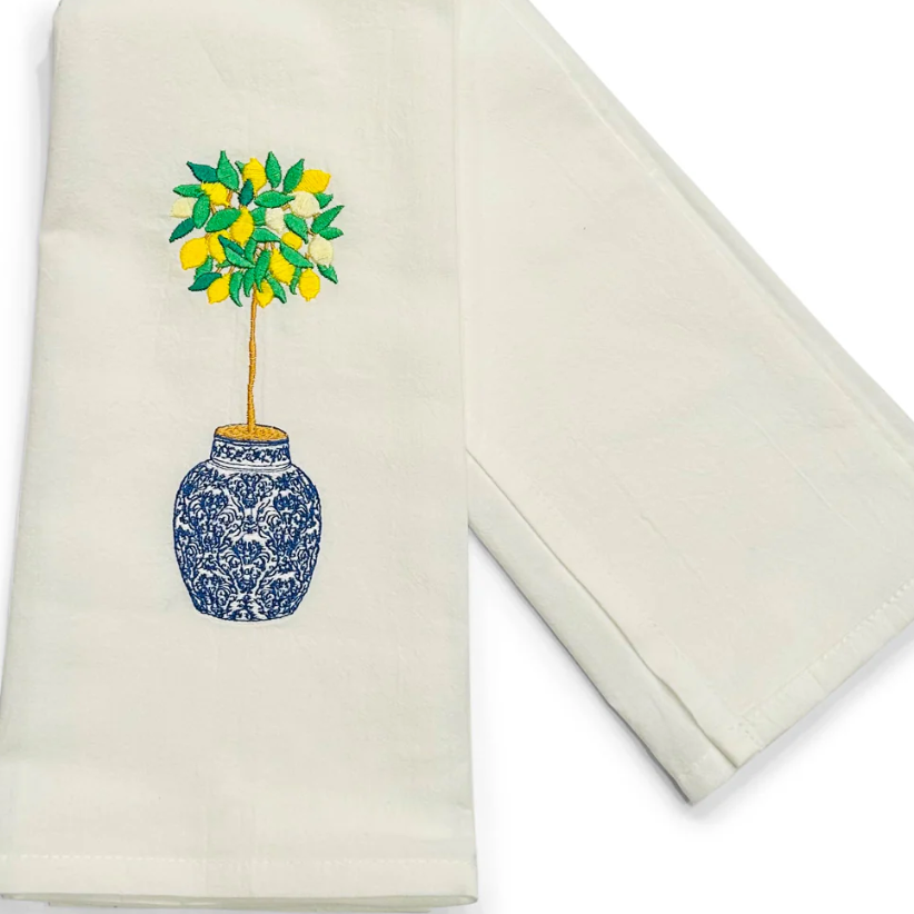 Lemon Tree Tea Towel