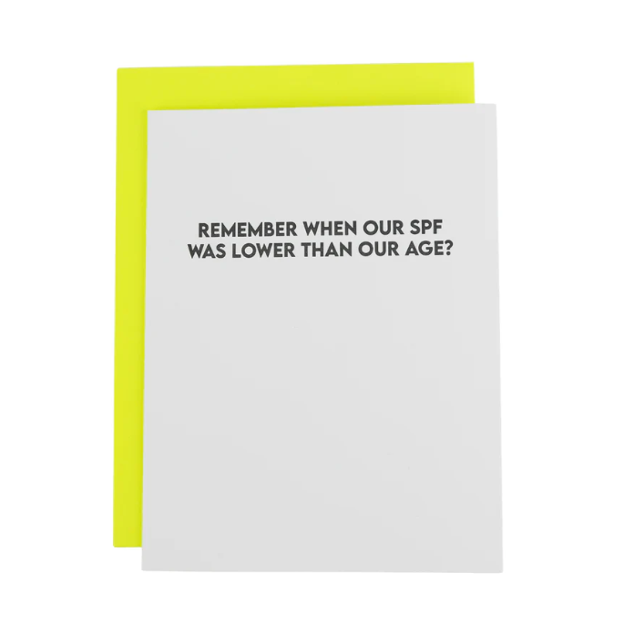 SPF was lower than our AGE