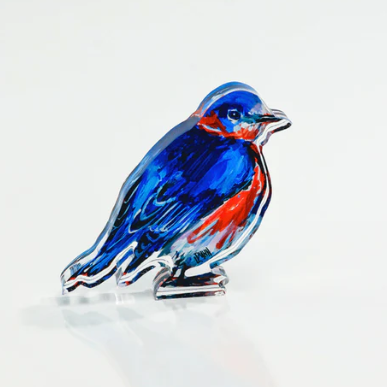 Happy Bluebird Acrylic