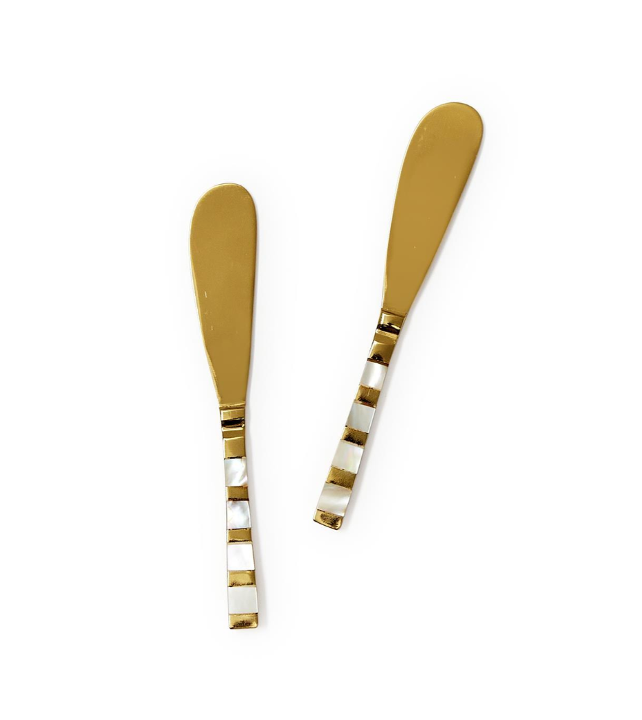 Brass Mother Of Pearl Spreader