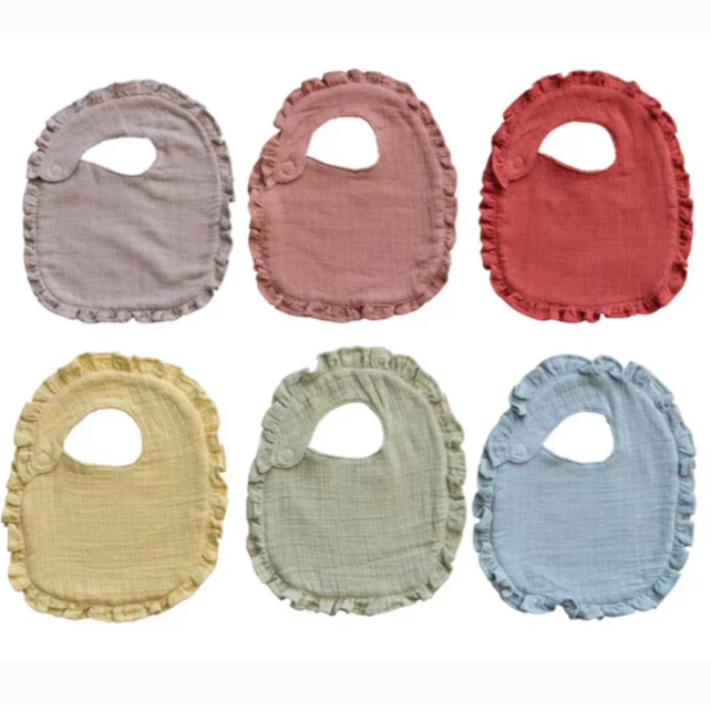 Baby Bib with Ruffles