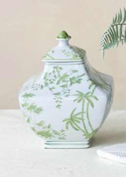 Stoneware Botanicals Jar