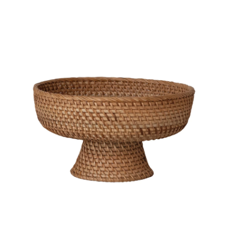 Rattan Footed Bowls