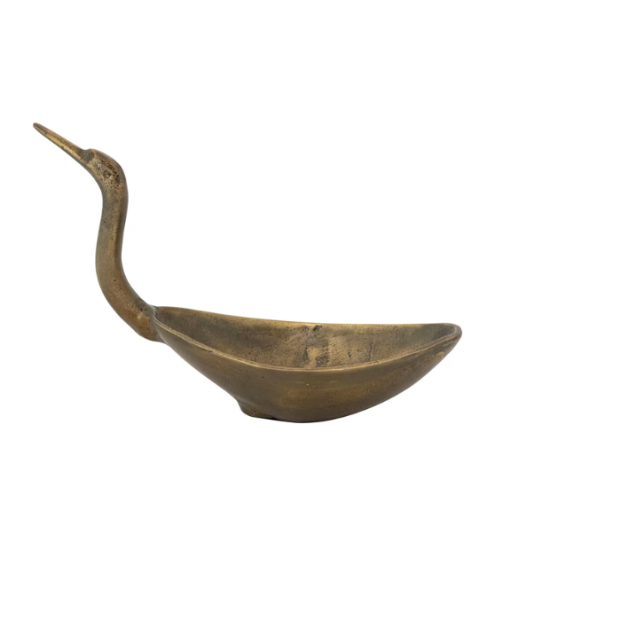 Brass Bird Bowl