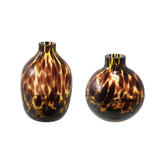 Tortoise Glass Vase Mini