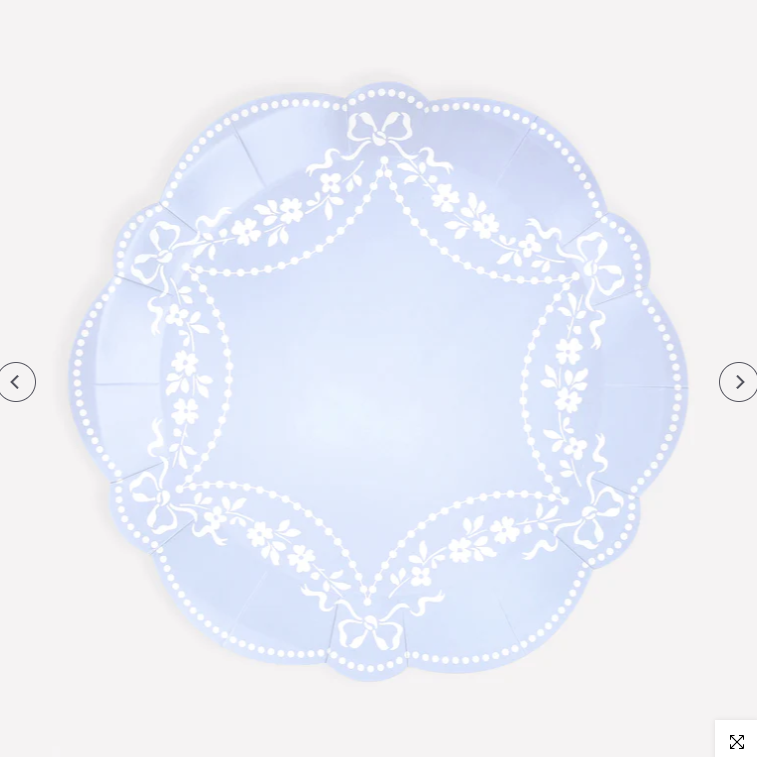 Rococo Blue Plates