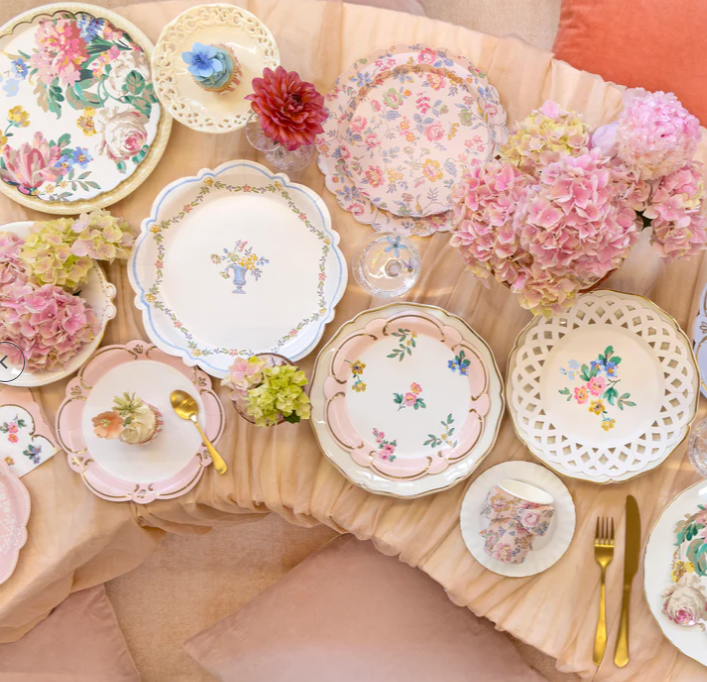 Chintz Border Plates