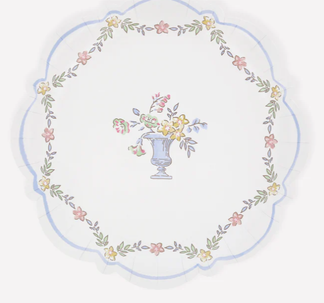 Chintz Border Plates