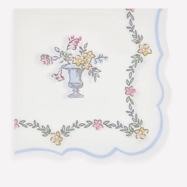 Chintz Border Dinner Napkins