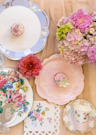 Rococo Pink Side Plates