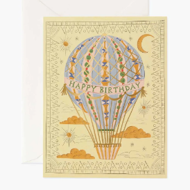 Hot Air Balloon Birthday Card