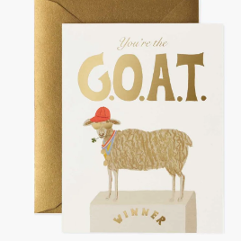 G.O.A.T. Card