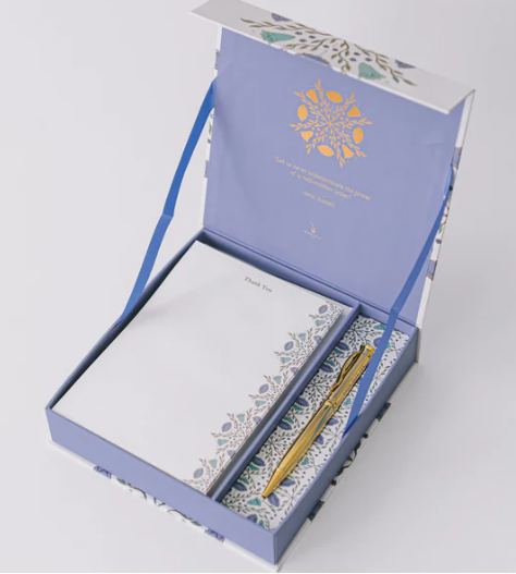 Folk Pattern Luxury Stationery Set