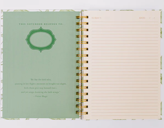 Swallows Spiral Notebook