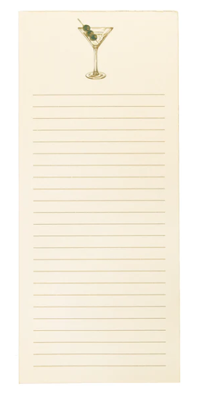 Dirty Martini Notepad