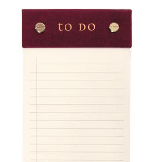 Fabric-Bound Notepad