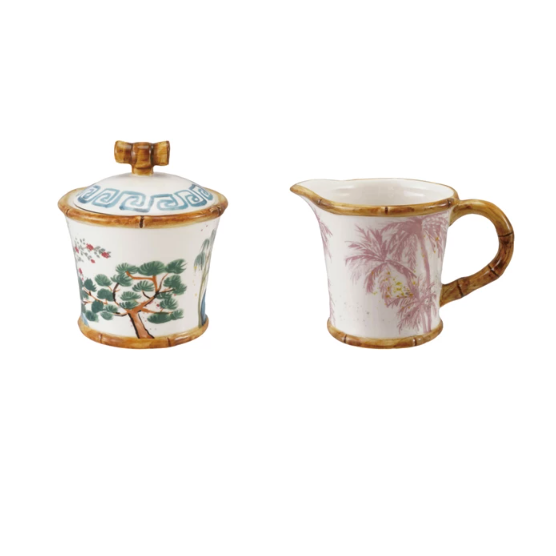 Sugar Pot and Creamer Cup Set