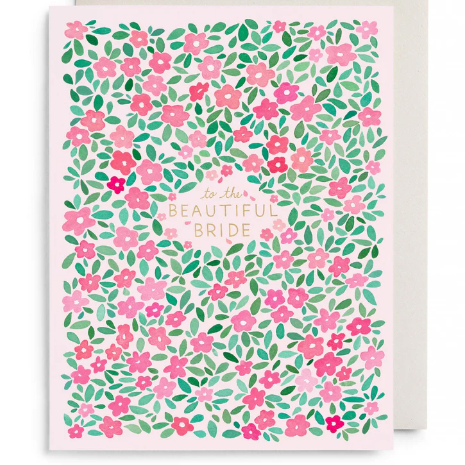 To The Beautiful Bride Card