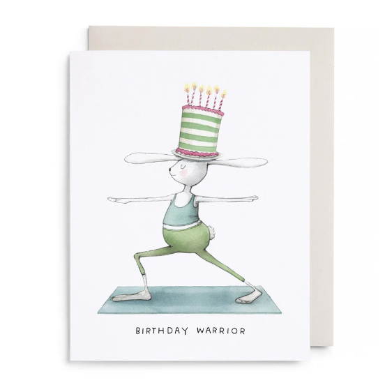 Birthday Warrior Card